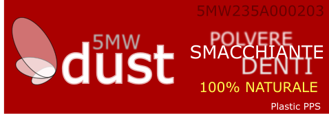 5MW DUST - smacchiante denti professionale in polvere / PREZZO DI LANCIO solo 4,50 euro